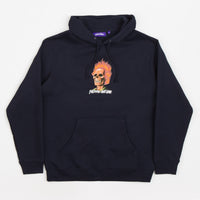 Fucking Awesome Flame Skull Hoodie - Navy thumbnail