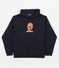 Fucking Awesome Flame Skull Hoodie - Navy