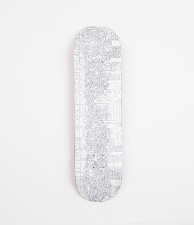 Fucking Awesome Gino Blue & White Outline Deck - 8.5"