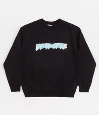 Fucking Awesome Iridescent Stamp Crewneck Sweatshirt - Black