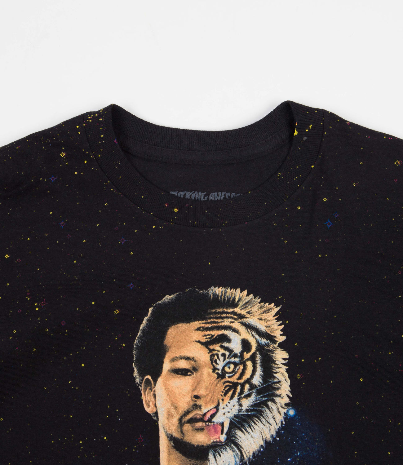 Fucking Awesome Na-Kel Tiger T-Shirt - Black | Flatspot