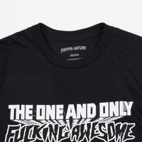 Fucking Awesome One And Only T-Shirt - Black thumbnail