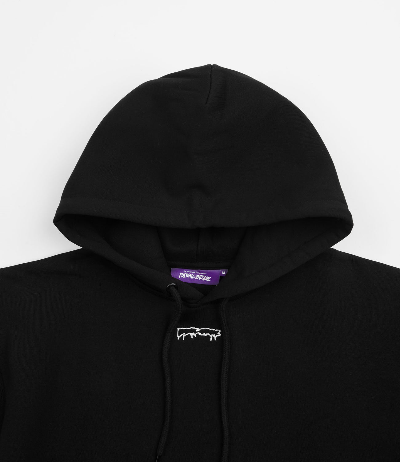 Fucking Awesome Outline Drip Hoodie - Black | Flatspot