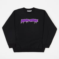 Fucking Awesome Outline Logo Crewneck Sweatshirt - Black thumbnail