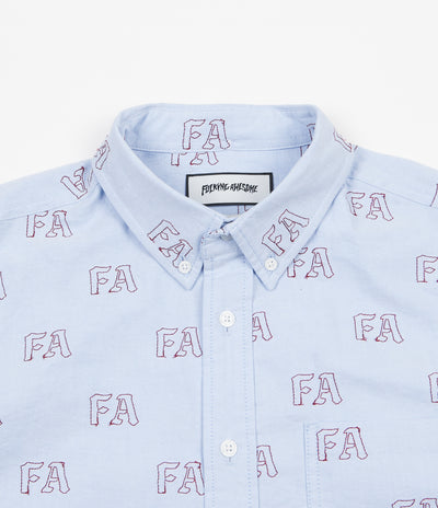 Fucking Awesome Oxford Button Down Shirt - Blue