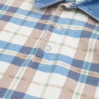 Fucking Awesome Printed Plaid Shirt - White / Blue thumbnail