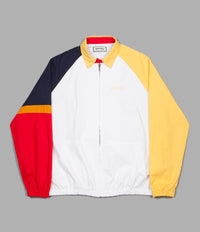 Fucking Awesome Smile Cry Windbreaker Jacket - White / Yellow