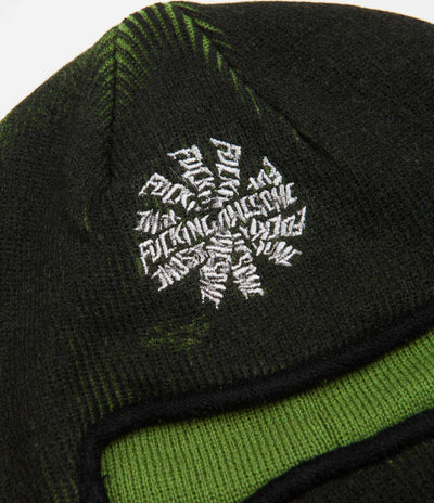 Fucking Awesome Spiral Balaclava - Green