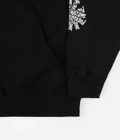 Fucking Awesome Three Spiral Hoodie - Black