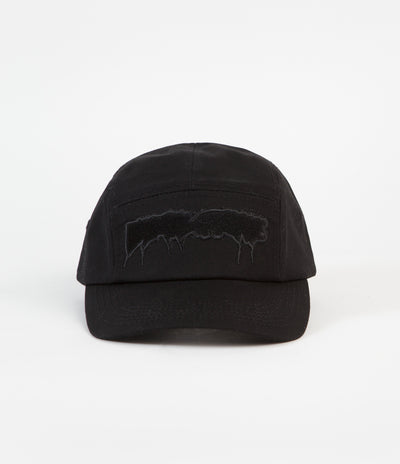 Fucking Awesome Velcro Volley Strapback Cap - Black