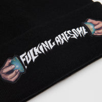 Fucking Awesome World Cup Cuff Beanie - Black thumbnail