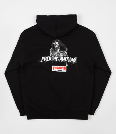 Fucking Awesome x Thrasher Trash Me Hoodie - Black