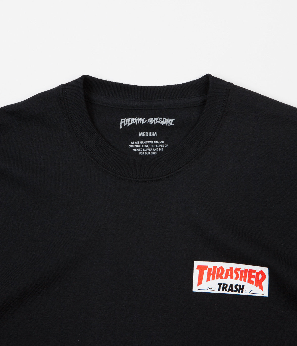 Fucking Awesome x Thrasher Trash Me T-Shirt - Black | Flatspot