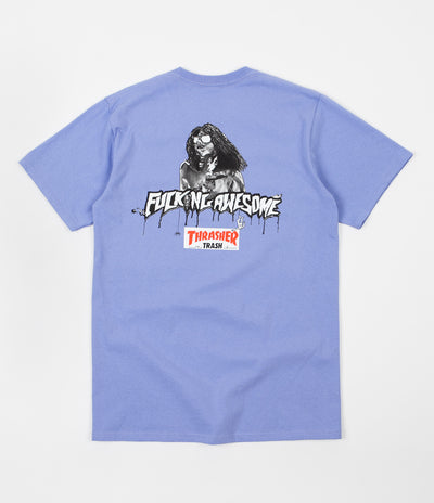 Fucking Awesome x Thrasher Trash Me T-Shirt - Violet