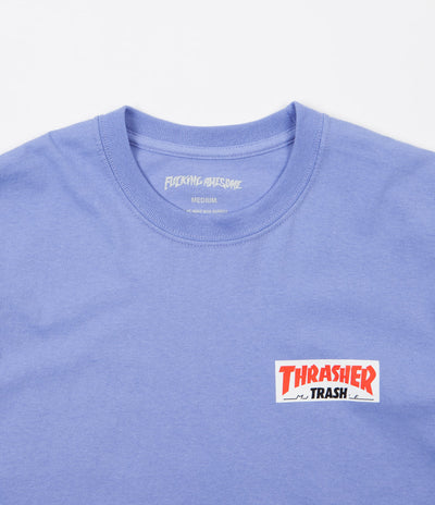 Fucking Awesome x Thrasher Trash Me T-Shirt - Violet