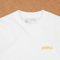 Girl Goldfish Embroidered T-Shirt - White thumbnail