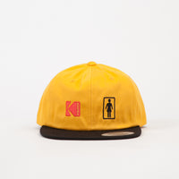 Girl OG Kodak 6 Panel Cap - Black / Gold thumbnail