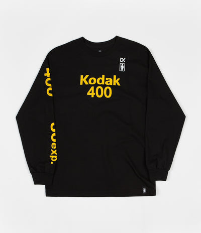 Girl x Kodak Gold 400 Long Sleeve T-Shirt - Black