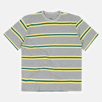 Good Measure M-4 Surf Stripe T-Shirt - Grey / Yellow thumbnail