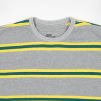 Good Measure M-4 Surf Stripe T-Shirt - Grey / Yellow thumbnail