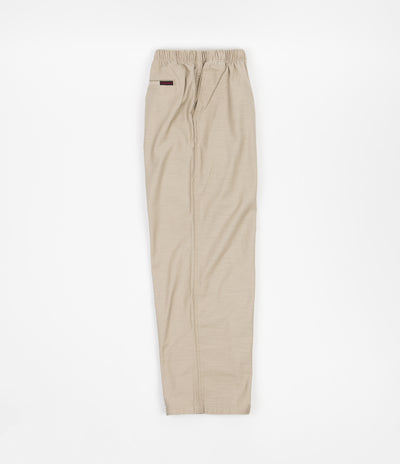 Gramicci Back Satin Wide Pants - Beige