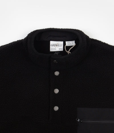 Gramicci Boa Fleece Pullover Shirt - Black