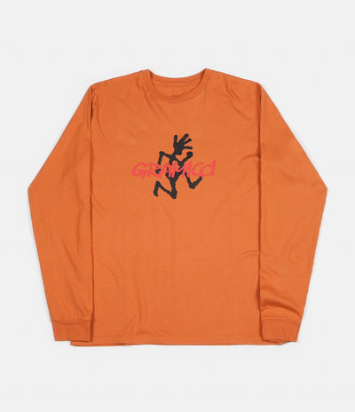 Gramicci Japan Logo Long Sleeve T-Shirt - Maple