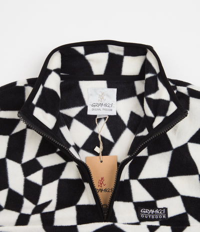 Gramicci Mock Neck Fleece - Black Check