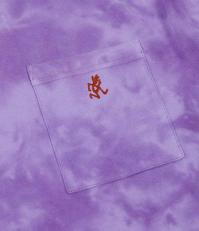 Gramicci One Point T-Shirt - Tie Dye Purple