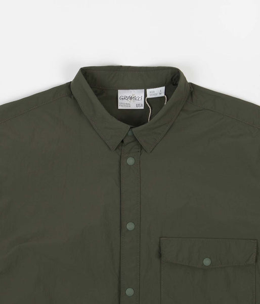 Gramicci Packable Utility Shirt - Olive | Flatspot