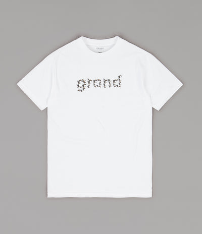 Grand Collection Flock T-Shirt - White