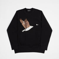 Grand Collection Goose Souvenir Crewneck Sweatshirt - Black thumbnail