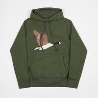 Grand Collection Goose Souvenir Hoodie - Olive thumbnail