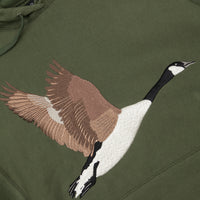 Grand Collection Goose Souvenir Hoodie - Olive thumbnail