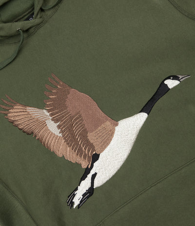 Grand Collection Goose Souvenir Hoodie - Olive