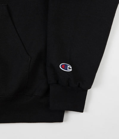 Grand Collection Script Hoodie - Black