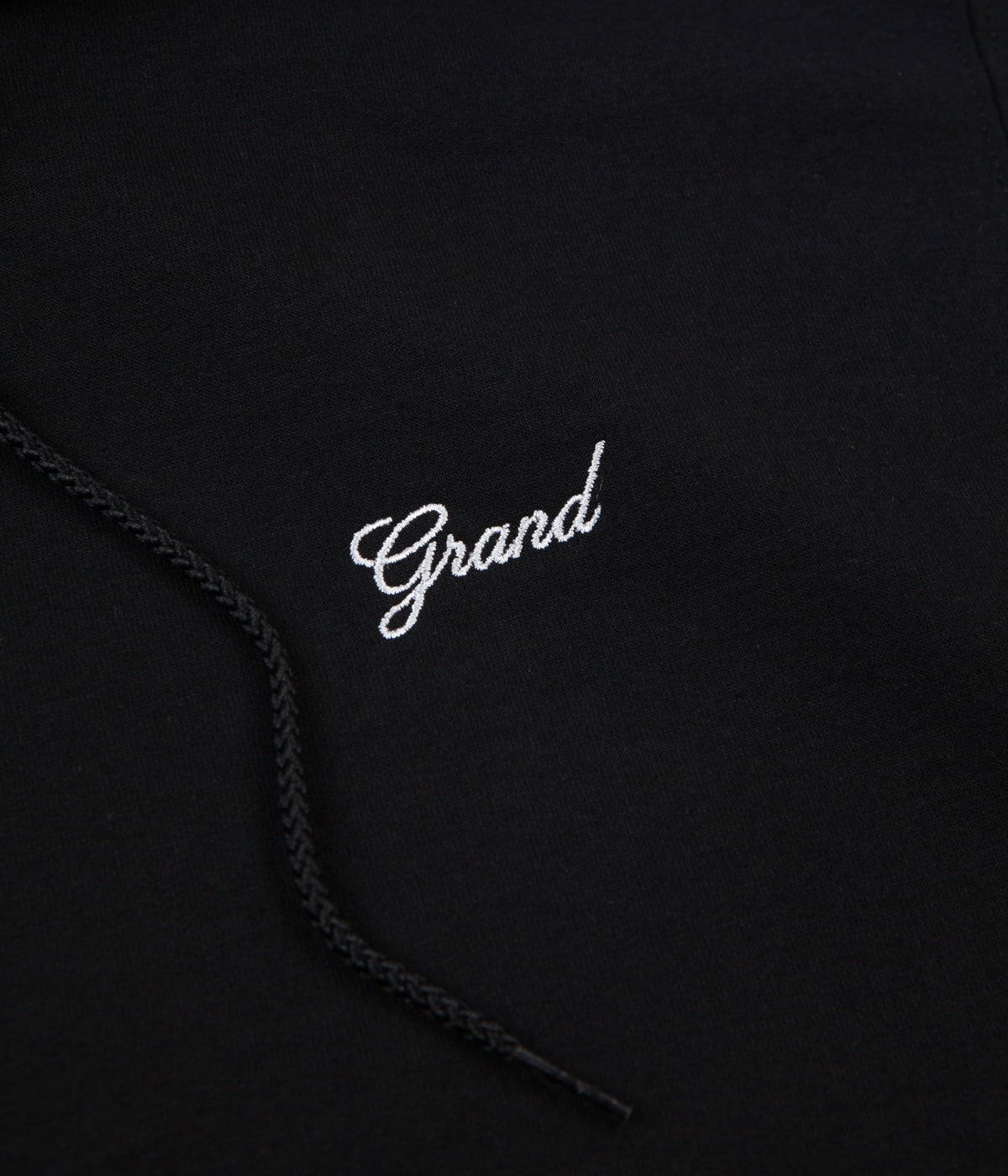 Grand Script Hoodie Black – Grand Collection