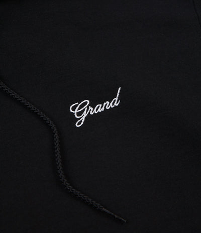 Grand Collection Script Hoodie - Black