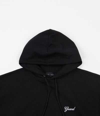 Grand Collection Script Hoodie - Black