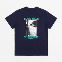 GX1000 Bomb Hills Not Countries T-Shirt - Navy thumbnail