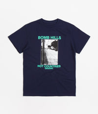 GX1000 Bomb Hills Not Countries T-Shirt - Navy