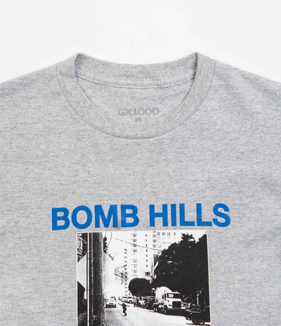 GX1000 Bomb Hills Not Countries T-Shirt - Sports Grey