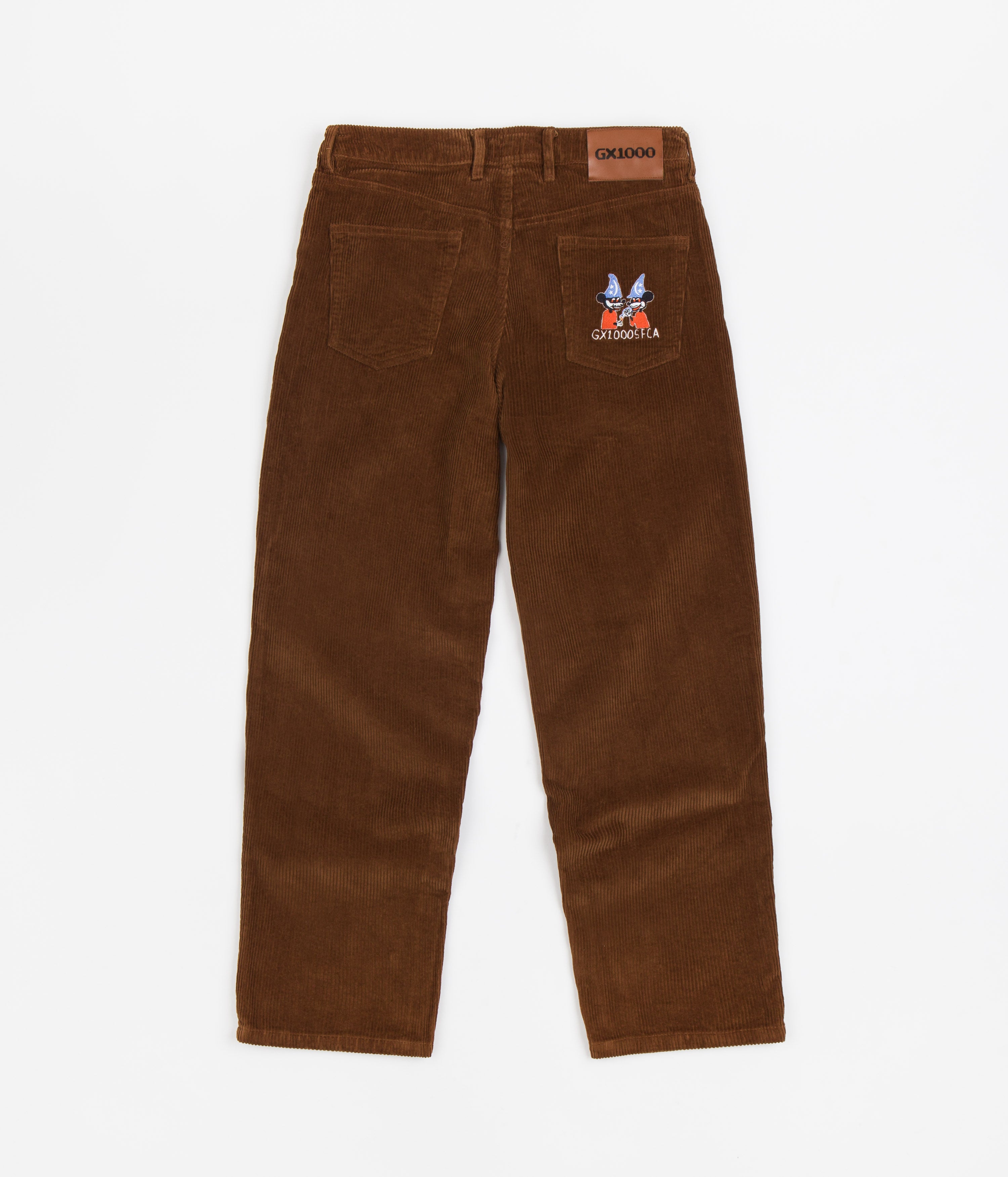 GX1000 Dimethyltryptamine Baggy Cord Pants - Tobacco | Flatspot