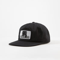 GX1000 Panther 5 Panel Cap - Black thumbnail