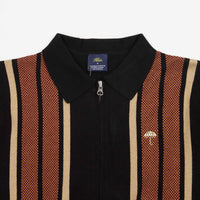 Helas Al Knitted Polo Shirt - Black thumbnail