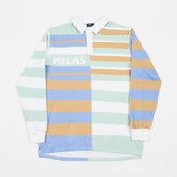 Helas Bando Long Sleeve Polo Shirt - Beige thumbnail