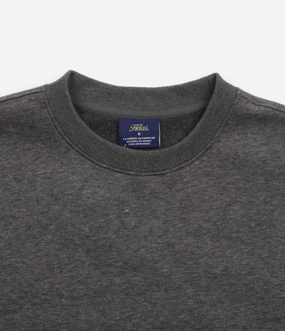 Helas Class Relief Crewneck Sweatshirt - Dark Grey