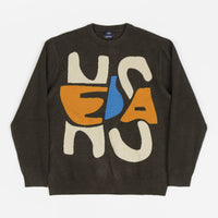 Helas Deco Crewneck Sweatshirt - Dark Grey thumbnail