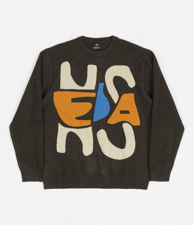 Helas Deco Crewneck Sweatshirt - Dark Grey