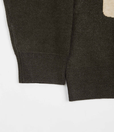 Helas Deco Crewneck Sweatshirt - Dark Grey